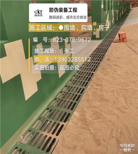 桂林 例如在抖音上有“迷彩墙，外围墙面挡 - 星空数码迷彩漆施工队